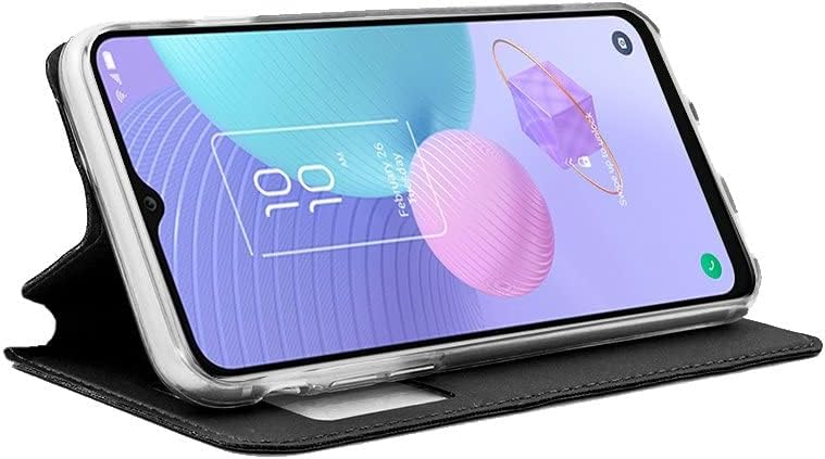 Cool Flip Cover for TCL 405 Smooth Black