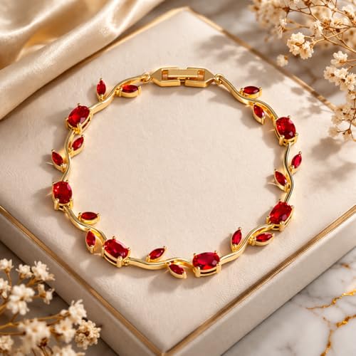 Image of Tulip Bracelet for Women & Girls | Adjustable Stainless Steel Floral Design | Minimalist Trendy Hand Bracelet for Daily, Party & Office Styling