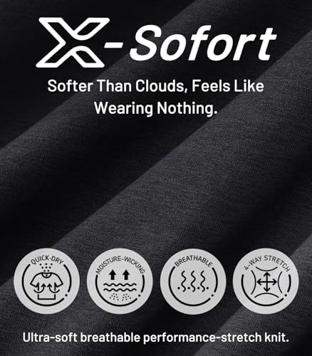 MIER Men's T Shirts Short Sleeve Dry Fit Soft Athletic Tshirt Moisture Wicking Active Casual Running Tee Tops, Crew Neck, Heather Black, L
