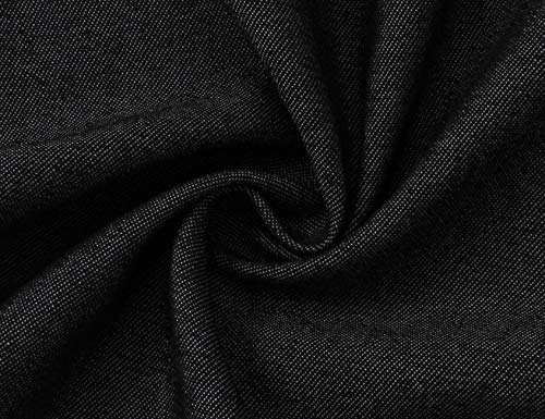 Image of SeNight Women's Sexy Maxi Denim Dresses Casual Spaghetti Strap Striped Long Sundress Wiht Pockets
