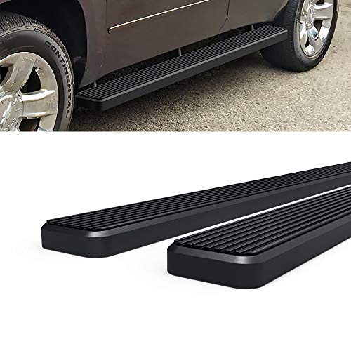 Estribos Running Board negros 5" para Chevy Tahoe y GMC Yukon miniatura 4
