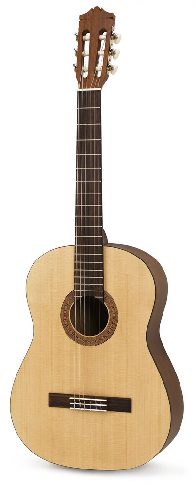 Yamaha C40M Classical Guitar – Spruce Top, Brown Finish, 6 Nylon Strings, Full-Size, Comfortable Playability, Ideal for Beginners & Students