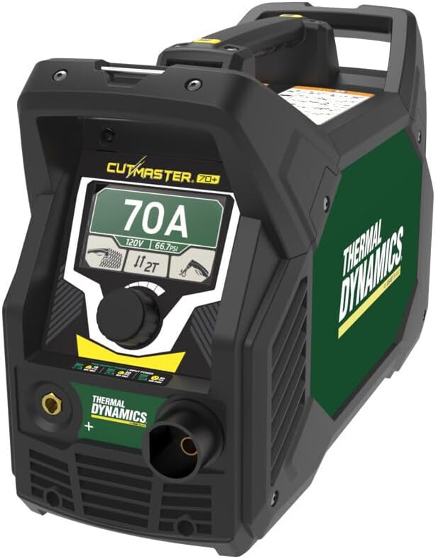 ด้านหน้า view of Thermal Dynamics Cutmaster 70+ plasma cutter