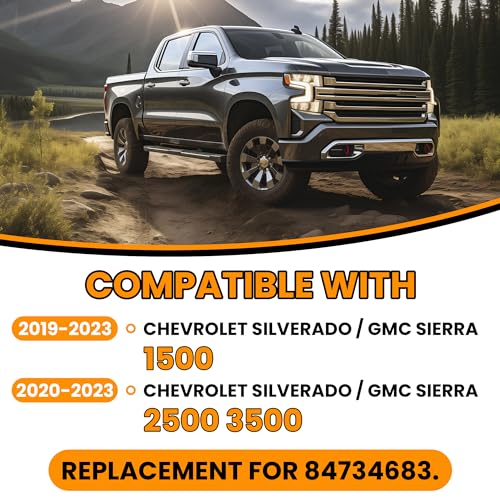 Kojem Underseat Storage Box Compatible with 2019-2023 Chevy Chevrolet Silverado GMC Sierra 1500 2500 3500HD Crew Extended Standard Cab Replacement for Part Number 84734683 Plastic Black - Thumbnail 2