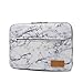 Canvaslife Marble Pattern 360 Degree Protective 13 inch Canvas Laptop Sleeve with Pocket 13 inch 13.3 inch Laptop case 13 case 13 Sleeve