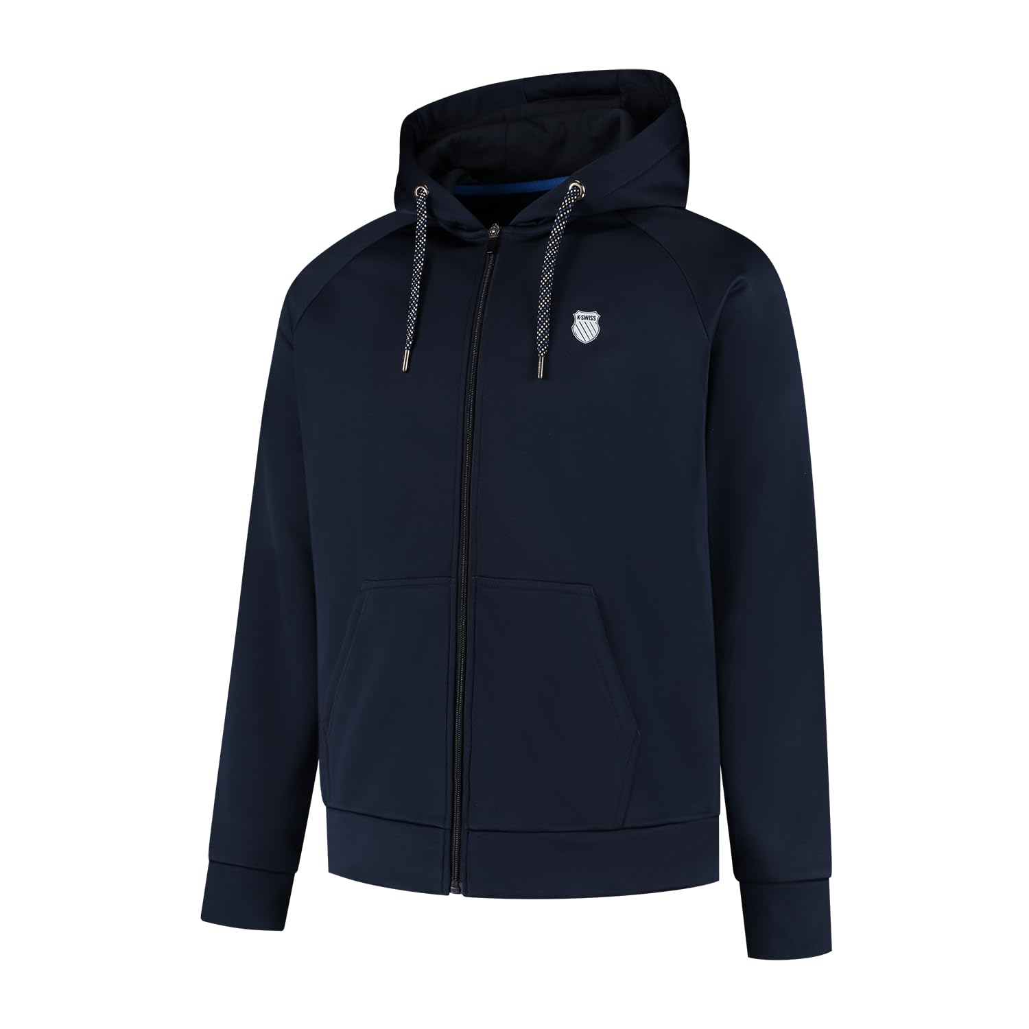 K-Swiss Hypercourt Sweat Cardigan 2 – Navy | Men’s Performance Tennis Hoodie Jacket
