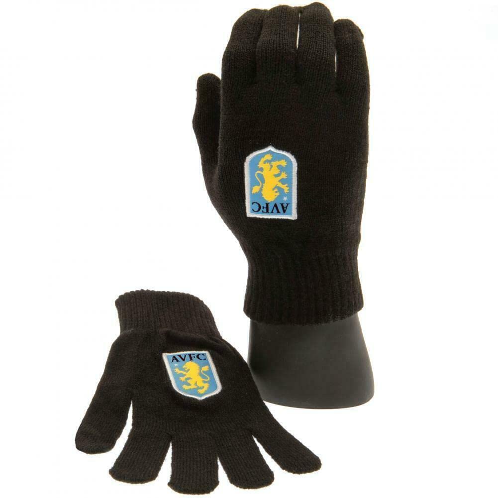 Aston Villa Knitted Gloves