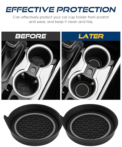 4PCS Almohadillas Antideslizantes para Porta Vasos de Carro miniatura 4