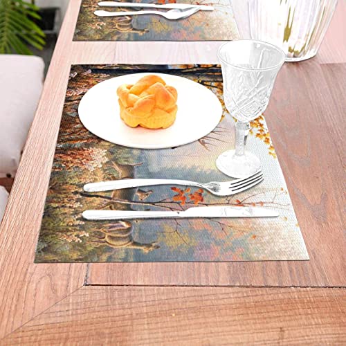 Set de table en PVC rectangulaire 45x30 cm pour décoration de table