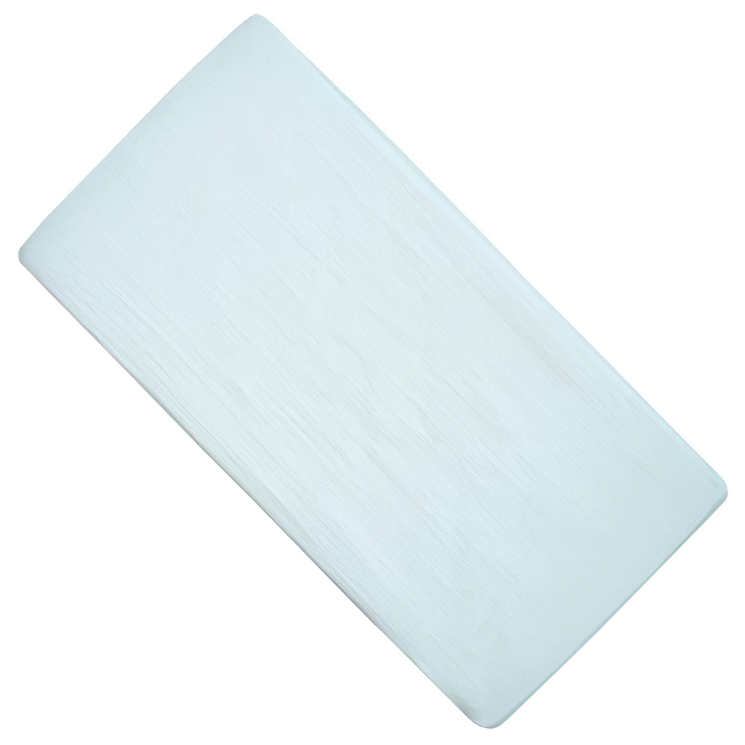 Drap housse gaze de coton 60x120 lit bébé à carreaux respirant