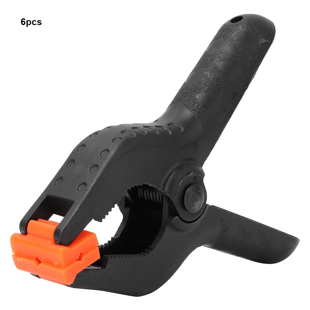 6pcs 4inch A Type Multifunctional Plastic Spring Clamp DIY Woodworking Tool for Woodworking Projects