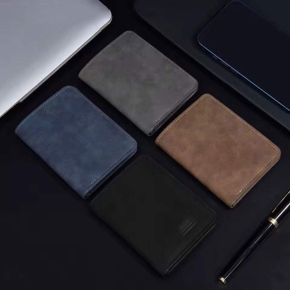 Slim Short Men Wallets Card Holder Male Holder Men Card Clips(D)3