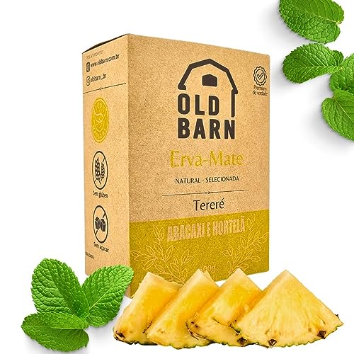 Erva De Tereré Old Barn 500g Premium De Verdade Sabor:Abacaxi e Hortelã