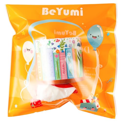Image of BeYumi Wildflower Bookshelf Border Trim - 65ft Back to School Floral Books Rolled Border Trim Bookshelf Bulletin Board Set Library Classroom Office Chalkboard Kindergarten Home Wall Party Decoration