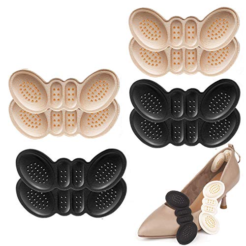 Heel Cushion Inserts Heel Pads for Women and Men's Shoes - Reusable Heel