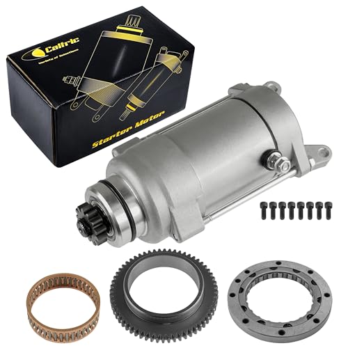 Set de Arranque y Embrague de Arranque Caltric Compatible con Yamaha V Star 1100 Silverado Xvs1100 2004-2009 miniatura 1