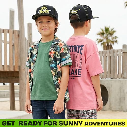Image of Get Trend Pokemon | Minecraft | Fortnite | Super Mario Kids Baseball Cap, Sunglasses Set UV Protection, Gamer Gifts for Boys