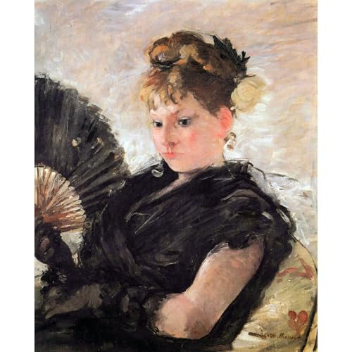 Impression giclée Morisot tête de fille 61x81 cm roulée pour décoration salon