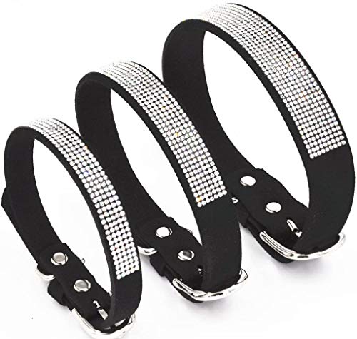 JWPC Collier à strass pour chat et chien - Bijou léger et réglable pour petit ou moyen chat/animal de compagnie Cover