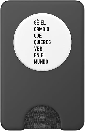 Miniatura 2 de Sé El Cambio Que Quieres Ver En El Mundo PopSockets PopWallet for MagSafe