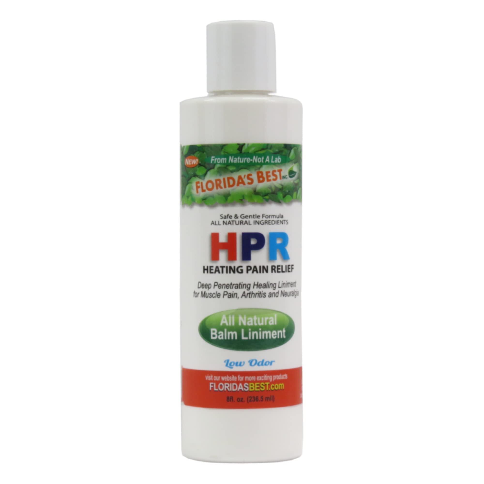 Florida's Best Inc. HPR Heating Pain Relief | Pain Relief for Nerve Pain, Neuropathy, Arthritis, Muscles | Long-Lasting Extra Strength | Capsaicin, Wintergreen, Copaiba | American Made (8 Fl Oz)