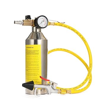 Festnight Vehicle Air Conditioning Pipe Cleaning Bottle Flush Canister Maintenance Car Wash Equipment