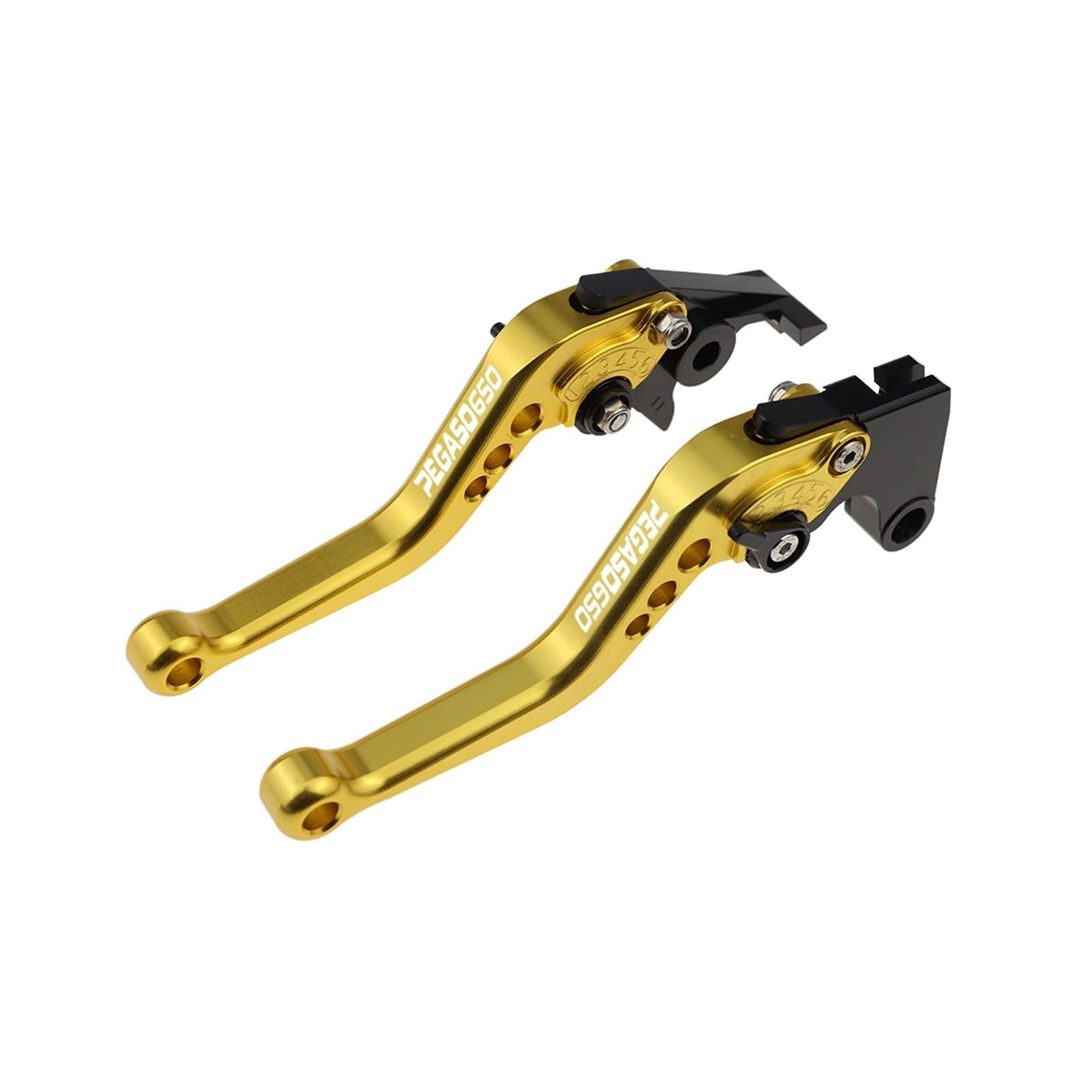 Yxbswbjd 32 Aluminum Alloy Folding Brake Lever For Pegaso650 Motorcycle Brake Clutch Levers Handle Set(32)
