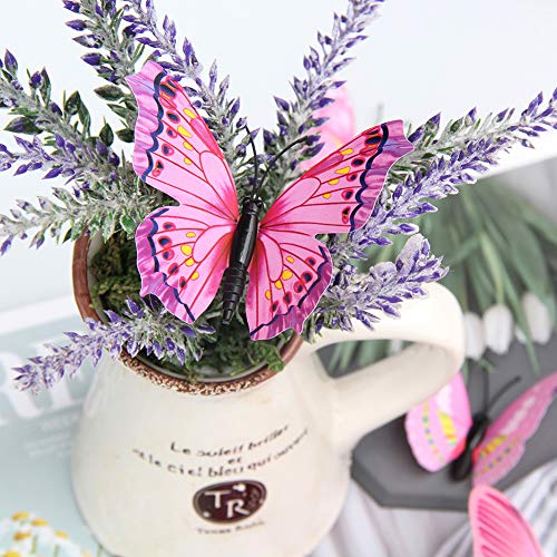 Adesivo de ímã de geladeira, desenho 3D borboleta ímãs de geladeira adesivos de quadro branco para d