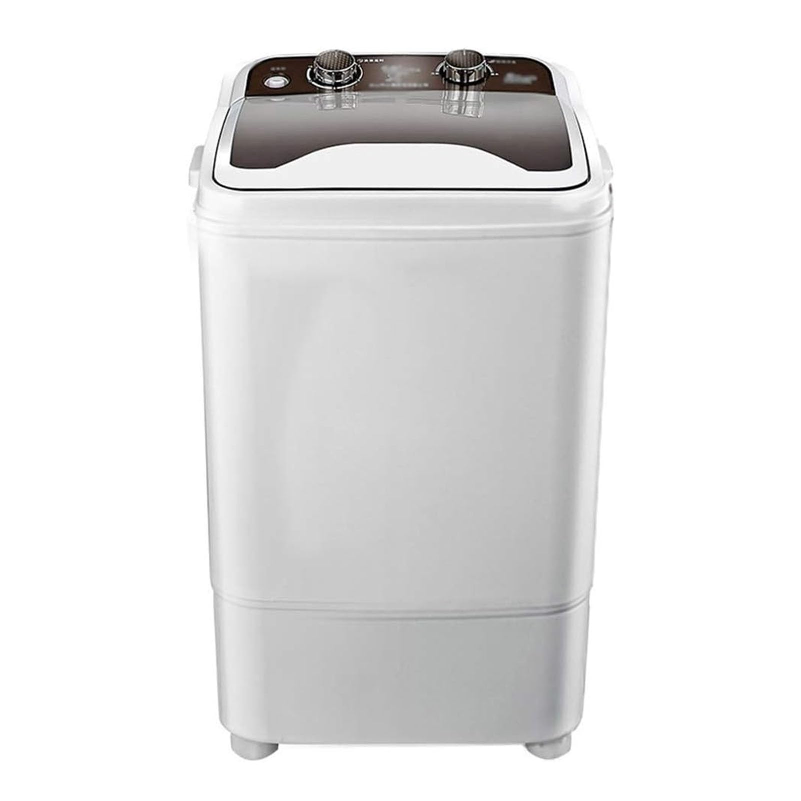 Hogar Mini Solo Barril Lavadora de Ropa Compacta Pequeña, Lavadora portátil de 7 kg, Lavado/Deshidratación Programada con Un Solo Clic, Deshidratación por Centrifugado, Limpieza Profunda (Gris)