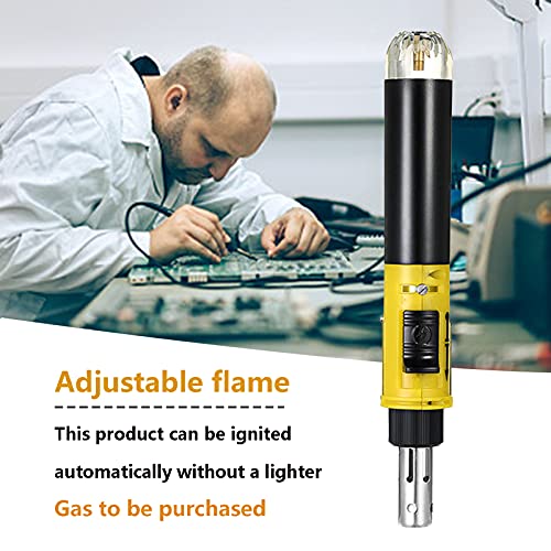 Blantye 12 in 1 Gaslötkolben-Set - Kabelloses Gasbrenner-Kit mit automatischer Zündung für die Schmuckherstellung… – Bild 4