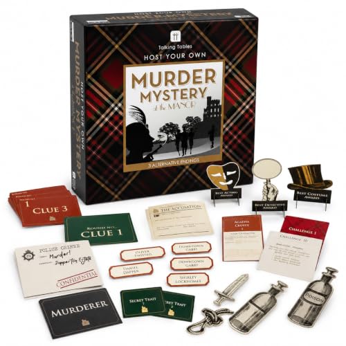 Talking Tables Murder Mystery Juego de Mesa para Adultos miniatura 1