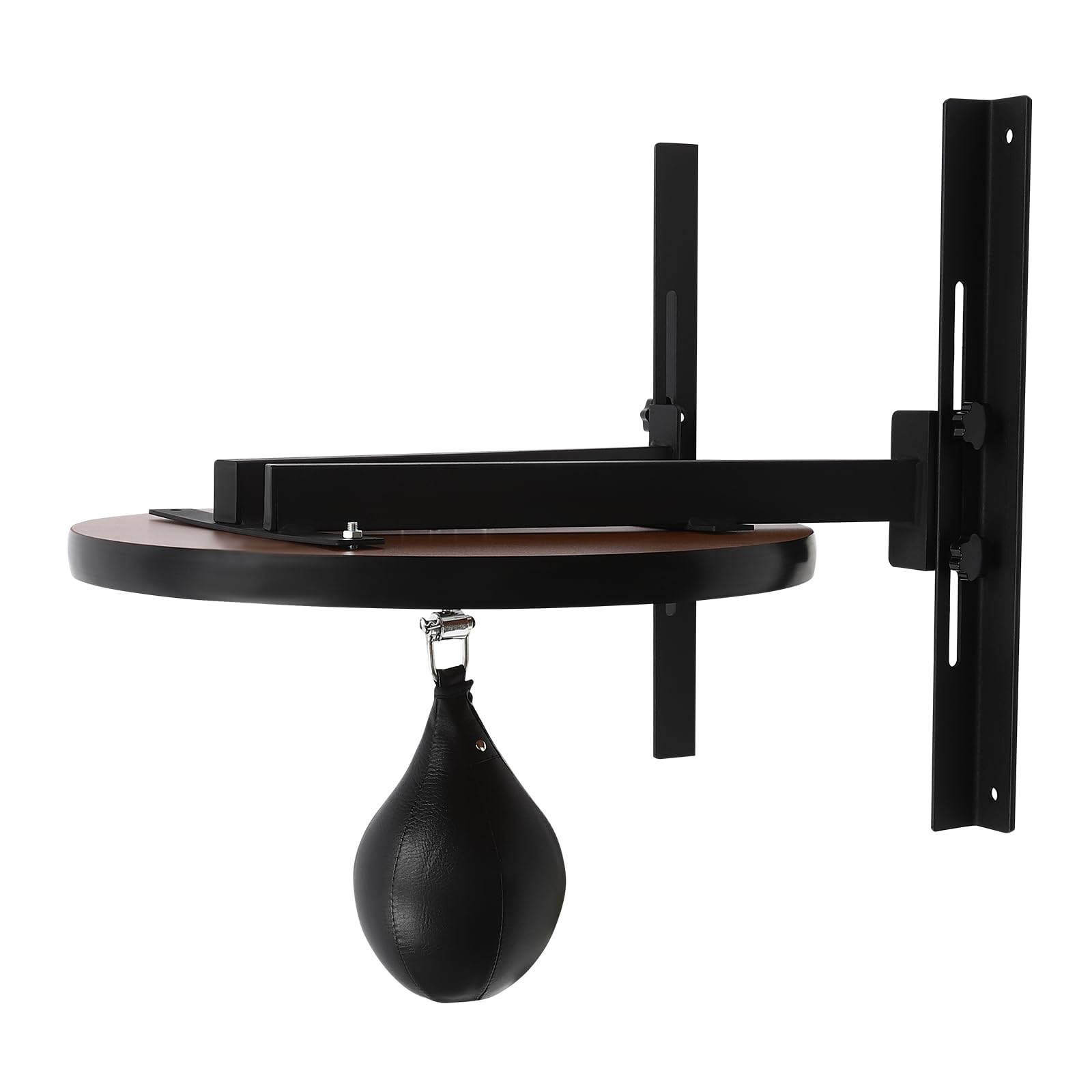 SHONFYVS Speed Bag Platform, Adjustable Height Punching Bag, Household Boxing Speed Bag, 360° Swivel Punching Training Set, Wall-Mounted Boxing