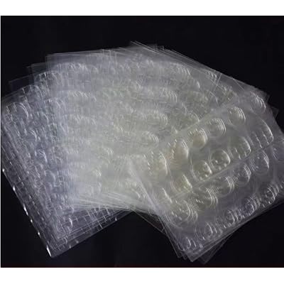 1200枚 (50シート)ネイル接着剤 ネイルチップ 粘着グミ 付け爪 つけ爪 両面テープ ネイル つけづめ 爪用 接着剤 テープ グルー 0.3mm 極薄 超 …