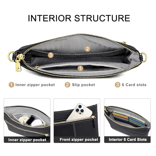 Image of RONSIN Small Crossbody Bag for Women Cell Phone Purse Shoulder Handbags Adjustable Strap