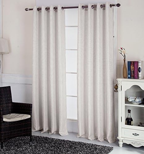 RT Designers Collection Dillon Textured 54 x 90 in. Grommet Curtain Panel, Grey