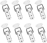 Geeignet für die meisten Szenarien: Edelstahlschnallen können für Lederboxen, Metallboxen, Holzkisten, Werkzeugkästen, Schubladen und die meisten Kisten verwendet werden. Es ist eine ideale Hardware, die für Häuser, Büros, Geschäfte usw. geeignet ist. Kann für Kästen, Kästen, Kästen, etc. verwendet werden. Ideale Hardware für Zuhause, Büro, Geschäft usw.