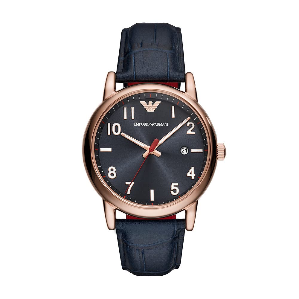 Emporio Armani Emporio Armani Reloj Analógico para para Hombre de Cuarzo con Correa en Acero Inoxidable AR11575,