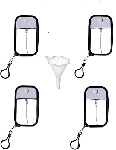 Miniatura 1 de EMISSU Botella pulverizadora portátil de 1.7 fl oz, mini tarjeta de perfume de viaje, atomizador recargable de viaje, botella rociadora reutilizable