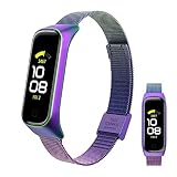 BDIG Correa Compatible para Samsung Galaxy fit 2, Metal Pulsera de Acero Inoxidable Agradable Correa para Samsung Galaxy fit 2 (No Host)