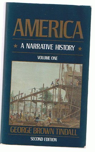 America a Narrative History Volume 1 0393956040 Book Cover