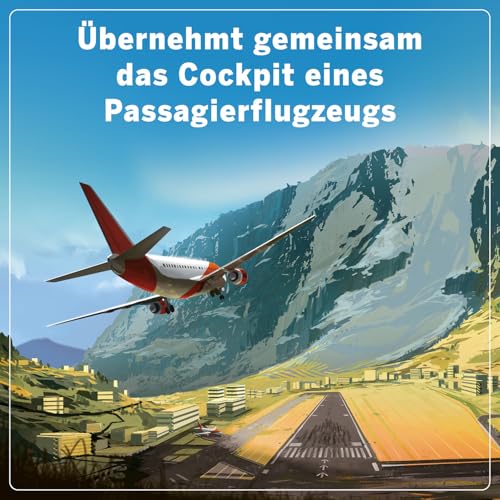 Kosmos 684044 Sky Team - Bereit zur Landung? Spiel des Jahres 2024, kooperatives Spiel für 2 Personen ab 10 Jahre, Strategiespiel, Brettspiel, Gesellschaftsspiel