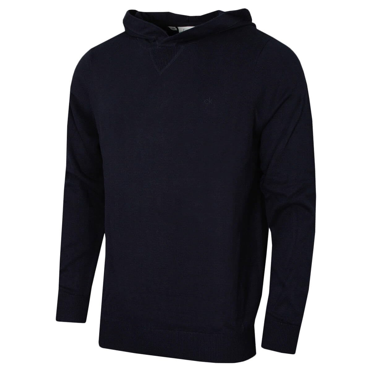 Calvin Klein Men's Navy Campus Knitted Soft Hoody - M