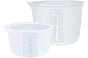 Silicone Squeeze Bowls - Ideal for Resin Art, Cooking and More