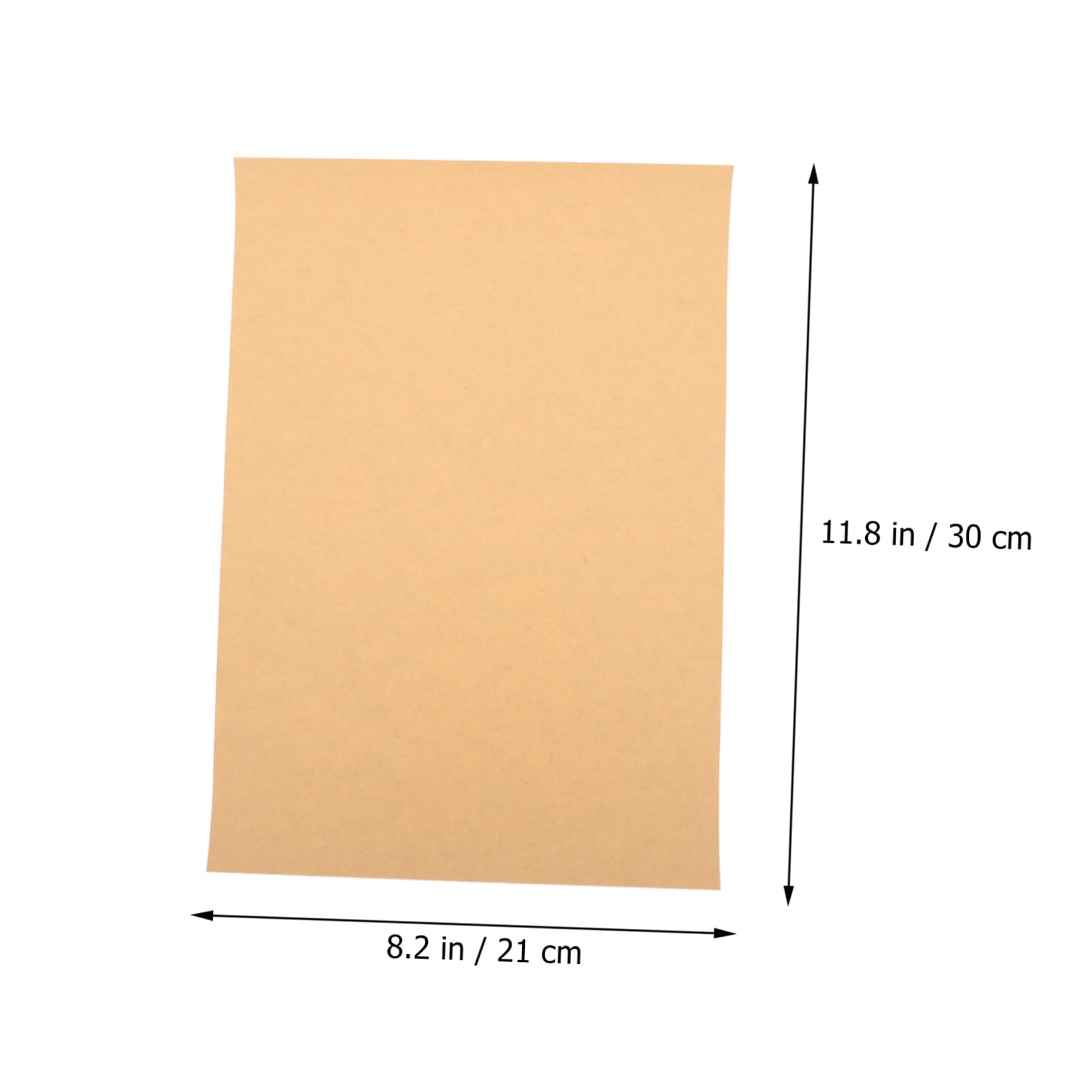 Uonlytech Papier à Dessin Kraft 4k Lisse et Résistant aux Rayures, 100 Feuilles A4 en Papier Kraft pour Garçon et Filles, pour Dessin et Pratique Artistique