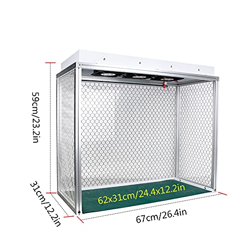 Vertikale Laminar Flow Haube für staubfreien Arbeitsbereich mit drei Ventilatoren, ideal für Labor- oder Werkstattsauberkeit