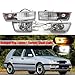 4PCS Set Clear Car Front Bumper Fog Light + Turn Signal Lamp For VW For Jetta MK3 For Golf 1992 1993 1994 1995 1996 1997