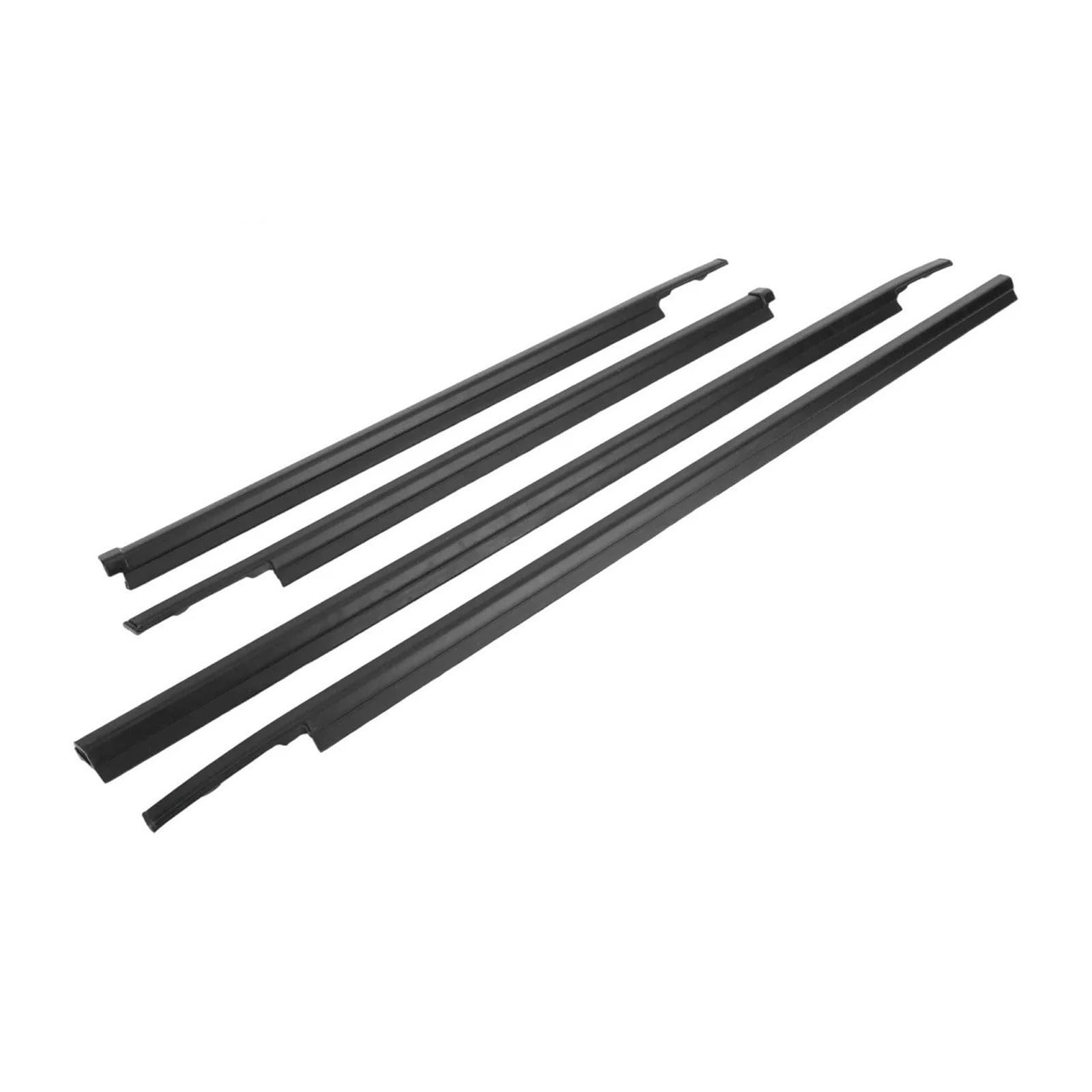 Rubber Seal Weather Stripping 4Pcs Weatherstrip Black for Suzuki for Escudo & for Grand for Vitara Car Weatherstrip Window Moulding Trim