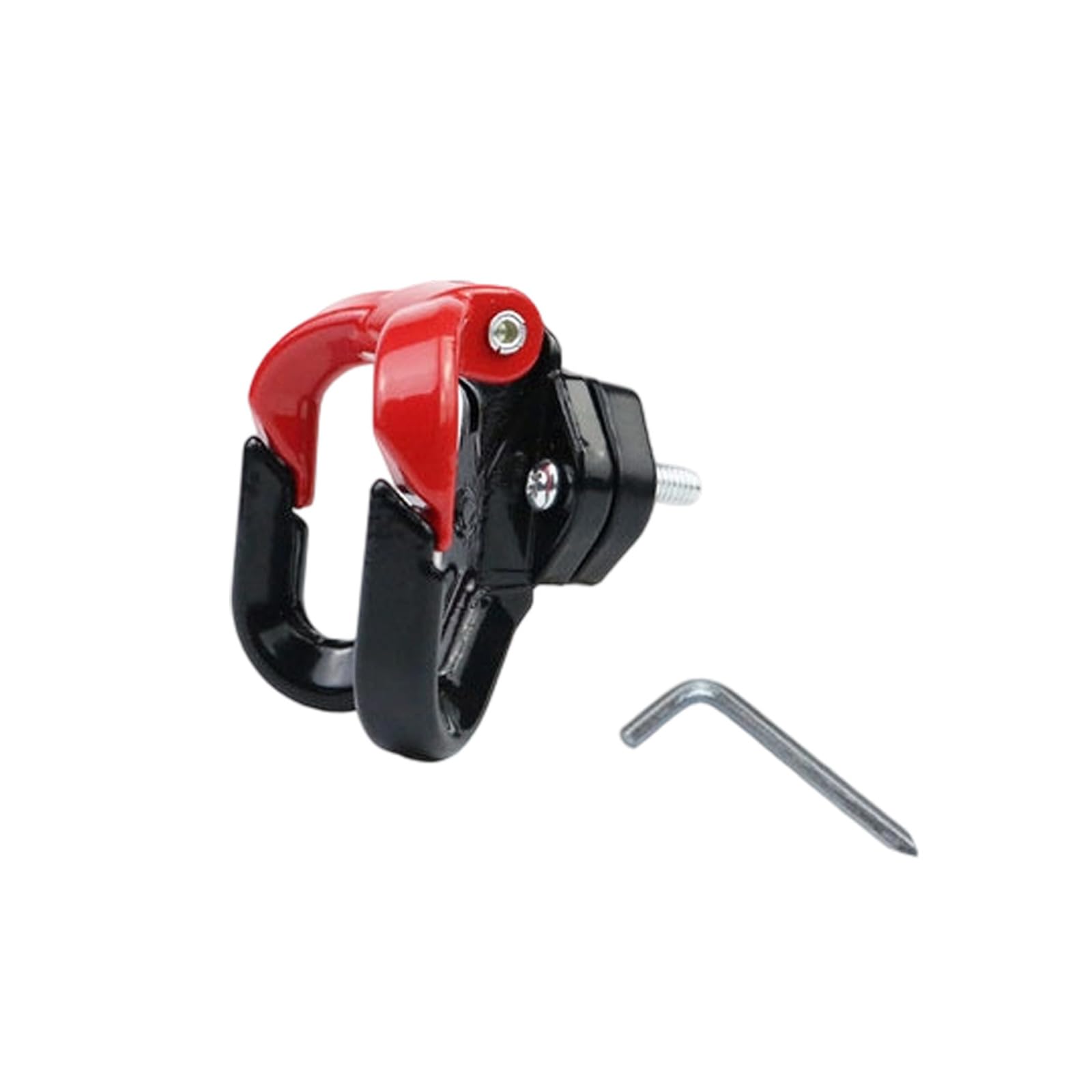 CRFFZ Front-Mount Motorcycle Cargo Hook Heavy Duty ABS/Aluminum Alloy Hanger for Ebikes & Scooters, Quick Installation Electric Bike Front Hook Bike Cargo Mount
