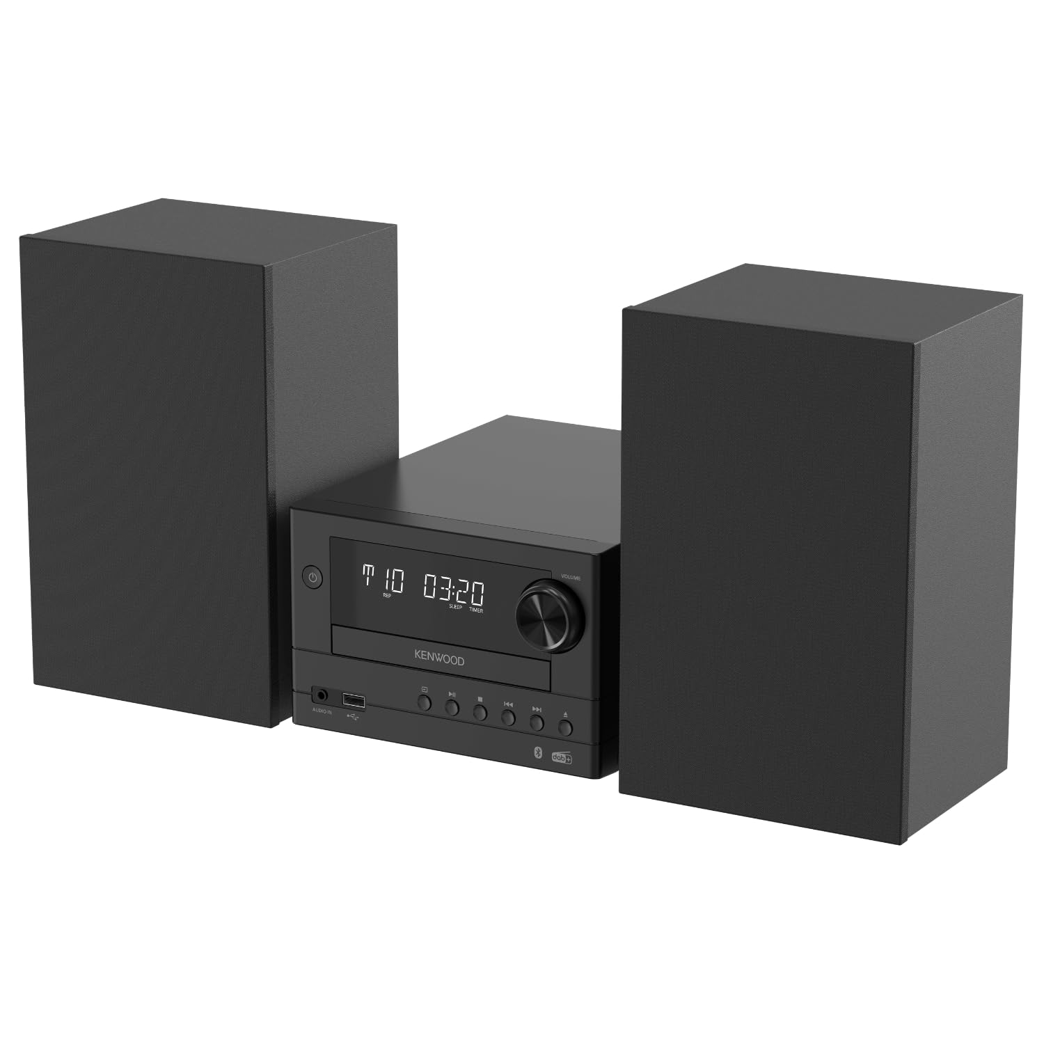 Kenwood M-450DAB - Microimpianto Hi-Fi con Bluetooth 5.4 e Radio Dab+ Nero