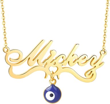 Gold Silver Custom Name Necklace 